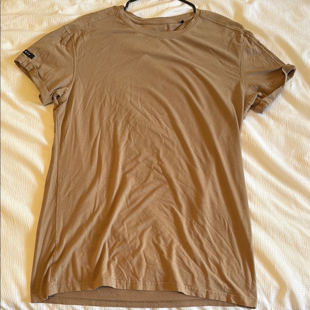 Alphalete Mens Tan T-Shirt